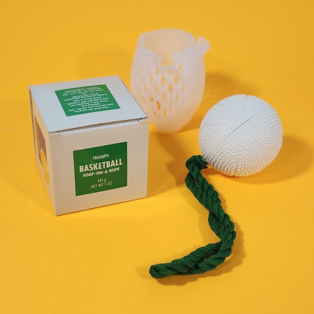 Avon Basketball Soap-On-A-Rope Triumph Scented Vintage 1996 New in Box NOS